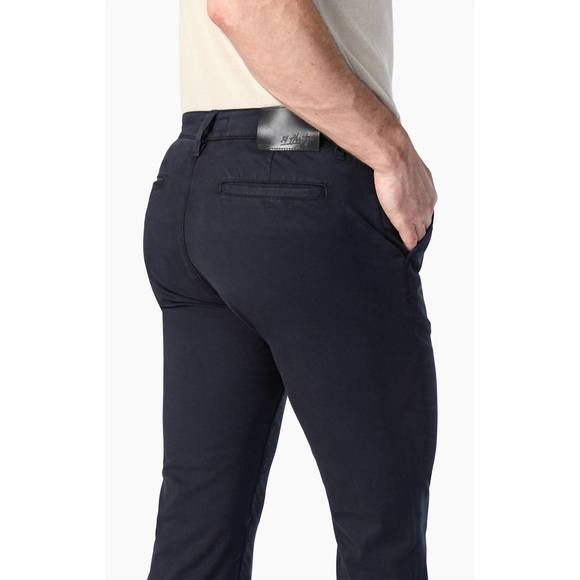 NEW 34 HERITAGE charisma relaxed straight chino in navy twill